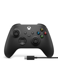 Manette Xbox One / Xbox Series Avec Cable USB Type-C Bonus Officielle Microsoft - Noire